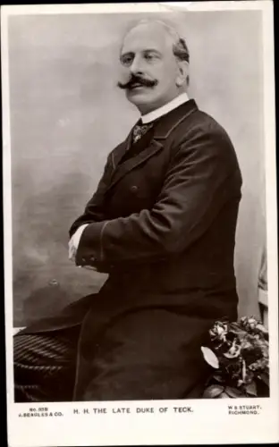 Ak The Late Duke of Teck, Portrait