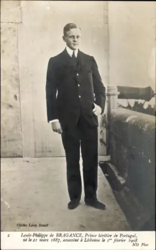 Ak Luís Filipe, Prinz von Portugal, Portrait