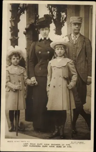 Ak Lady Maud Duff, Duchess of Fife, Lady Alexandra Duff, Duke of Fife