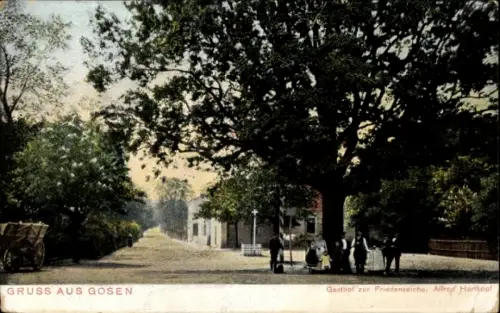 Ak Gosen Neu Zittau Brandenburg, Gasthof zur Friedenseiche