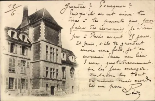 Ak Meaux Seine-et-Marne, Gebäude