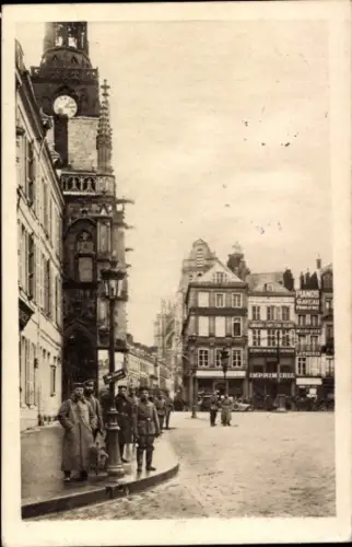 Ak Kłodzko Glatz Schlesien, Straßenansicht