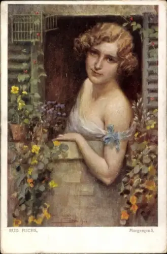 Künstler Ak Fuchs, R., Morgengruß