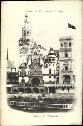 CPA Paris, Exposition Universelle de 1900, Pavillon de l'Allemagne