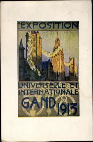 CPA Exposition Universelle et Internationale, Gand 1913