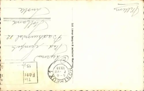 Ak Montreux Kanton Waadt Schweiz, Blick auf  See, Berge, Häuser, Schwarz-Weiß-Foto