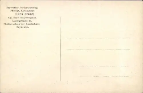 Ak Bayreuth in Oberfranken, Festspielhaus