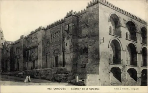 Ak Córdoba Argentinien, Catedral, Außenansicht, Fotograf Sadan y González