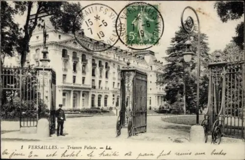 Ak Versailles Yvelines, Trianon Palace