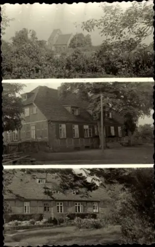 Foto Ak Grevesmühlen in Mecklenburg, Teilansicht, Wohnhäuser