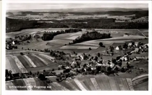 Ak Schlechtbach Rudersberg in Württemberg, Luftaufnahme