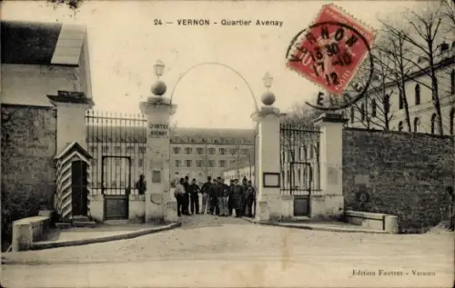Ak Vernon Eure, Quartier Avenay