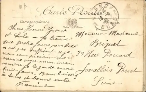 Ak Vernon Eure, Quartier Avenay