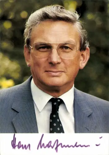 Foto Politiker Dr. Horst Waffenschmidt, Autogramm