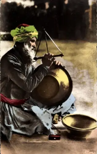 CPA Afrique, raccommode la Porcelaine