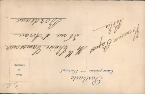 Ak Junge Frau, Portrait