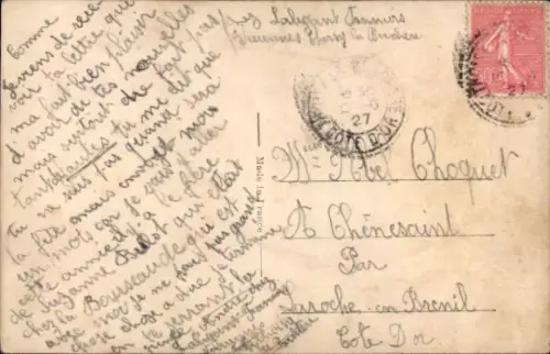 Ak Junge Frau mit Hut, Portrait