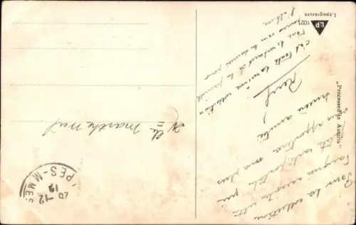 Ak Junge Frau mit Hut, Portrait