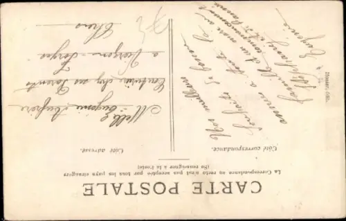 Ak Junge Frau mit Hut, Portrait, Blumen