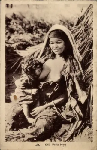 Ak Petite Mere, Afrikanerin stillt ihr Kind