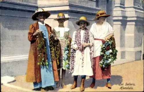 Ak Honolulu Hawaii USA, Lei Sellers