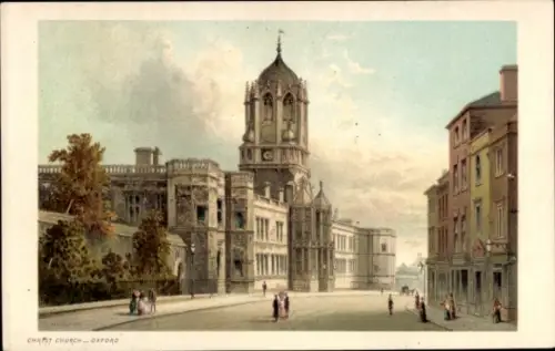 Litho Oxford Oxfordshire England, Christ Church