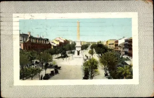 Passepartout Ak Lisboa Lissabon Portugal, Avenida da Liberdade