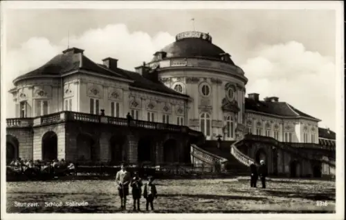 Ak Stuttgart, Schloss Solitude, Schloss Solitude,   Architektur, 