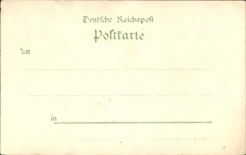 Litho Hamburg Mitte Altstadt, Allgemeine Gartenbau-Ausstellung 1897