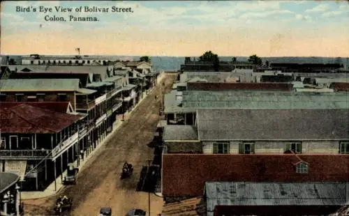 PC Colon Panama, Bird's Eye View of Bolivar Street