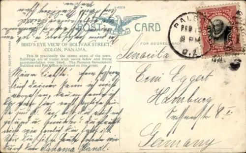 PC Colon Panama, Bird's Eye View of Bolivar Street