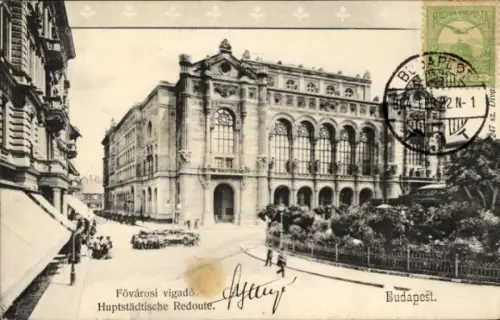 Ak Budapest Ungarn, Hauptstädtische Redoute