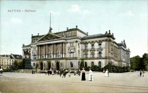 Ak Hamburg Altona, Rathaus