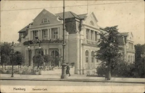 Ak Hamburg Mitte Neustadt, Dammtor-Café