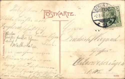 Ak Berlin Treptow, Paradies-Garten