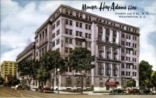 PC Washington DC USA, Manger Hay Adams Hotel, Sixteenth Street