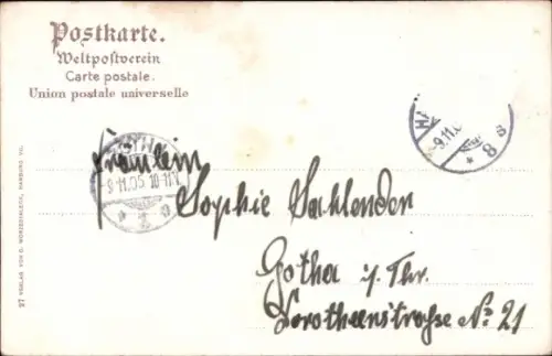 Ak Dampfschiff Deutschland, HAPAG, Doppelschrauben Schnelldampfer