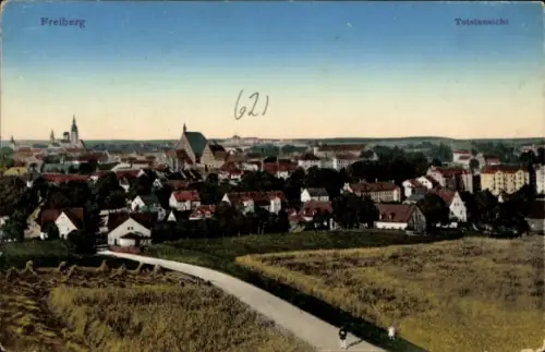 Ak Freiberg in Sachsen, Gesamtansicht