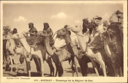 CPA Soudan Français Mali, Touaregs de la Région de Gao