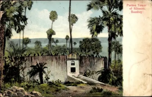 Ak Mumbai Bombay Indien, Parsee Tower of Silence