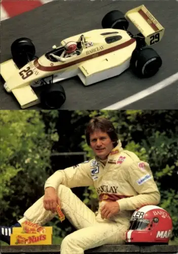 Reklamekarte Motorrennsport, Automobilrennfahrer Marc Surer