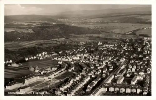 Ak Ober Esslingen am Neckar, Fliegeraufnahme