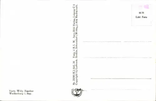 Ak Weißenburg in Mittelfranken Bayern, Luftaufnahme