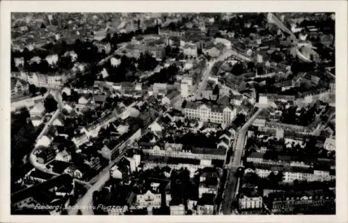 Ak Freiberg in Sachsen, Fliegeraufnahme