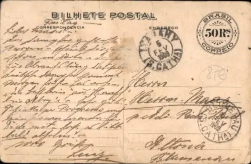 Ak Brasilien, Präsident, Politiker, Fahne, Ritter