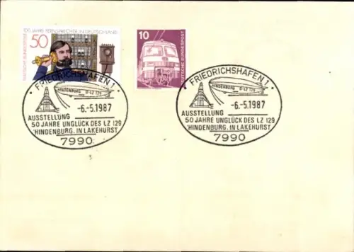 Ak 100. Geburtstag des Grafen Zeppelin, 1938