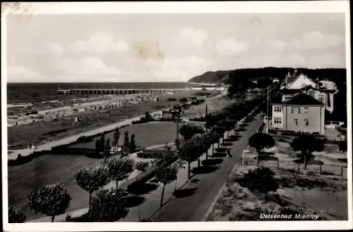 Ak Międzyzdroje Ostseebad Misdroy Pommern, Gesamtansicht