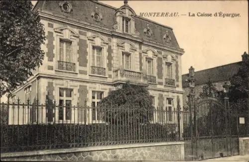Ak Montereau Seine et Marne, Caisse d'Epargne