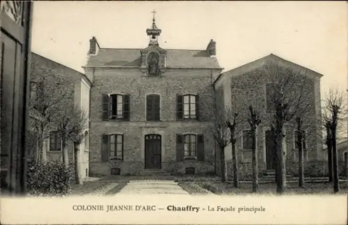 Ak Limons de Chauffry Seine et Marne, Kolonie Jeanne d'Arc, Hauptfassade,  Gebäude
