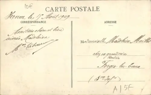 Ak Vernon Eure, Rue d'Albufera